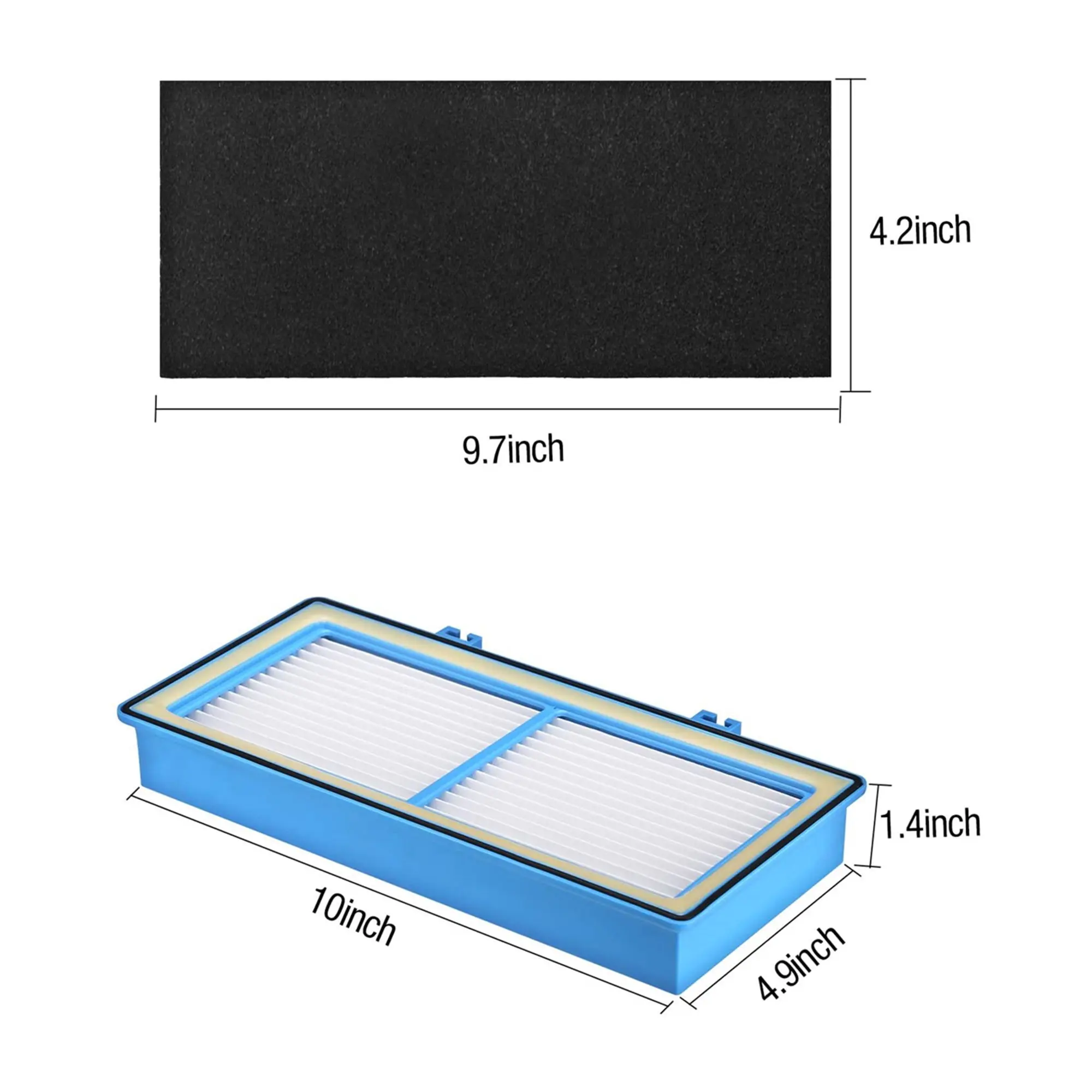 Filtro de aire Total para purificador, para Holmes AER1, HAPF30AT, HAP242-NUC + 2 prefiltro
