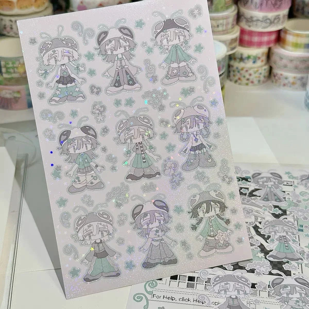 Cartoon boy design sticker DIY decorative sticker