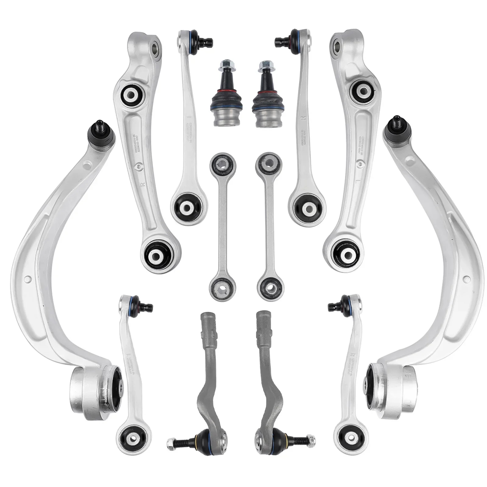 AP01 Front Control Arm (14PCS) For 2011-2016 Audi A4 A5 S4 S5 Q5 Quattro 8K0407693S