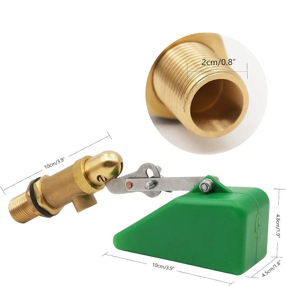 Float Valve Brass Valve Float Valve With Adjustable Arm Automatic Water Refill For Tank For IDEAL For Various Water Applications
