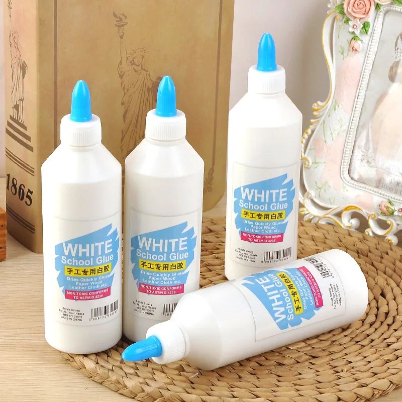 safe non toxi adhesive white glue liquido tipos estudante handwork papel faca voce mesmo papelaria loja escola office supply tool gl71 250ml 01