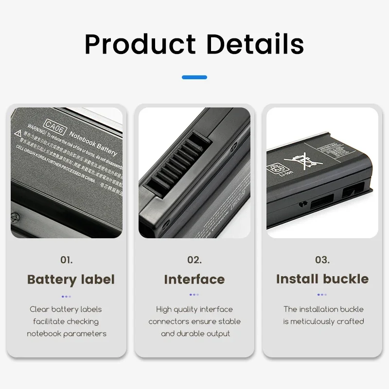 For HP ProBook 650 CA06 640 645 650 655 G1 G0 CA09 CA06XL HSTNN-I16C HSTNN-DB4Y HSTNN-LB4Y HSTNN-LB4X Battery