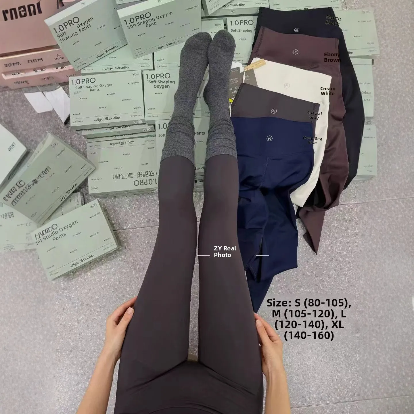 

Осенне-зимние женские брюки для йоги с высокой талией, девять очков, утягивающие ноги, облегчение груди, подтяжка живота, базовый слой...