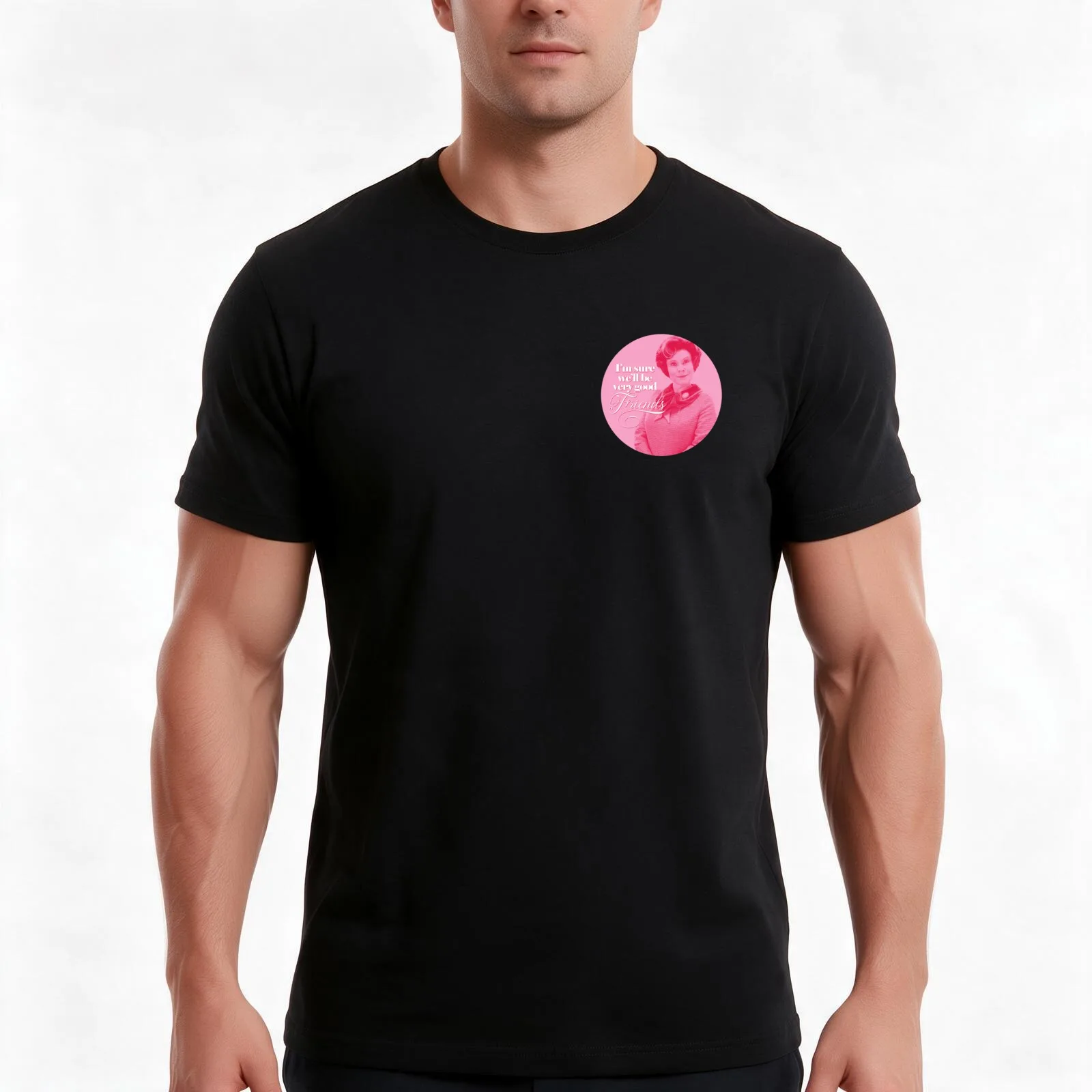 Dolores Is Sure We Will All Be Great Friends, A Magical Lie in Pepto Pink T-Shirt, Summer Casual Cotton Tee, Unisex Men Women