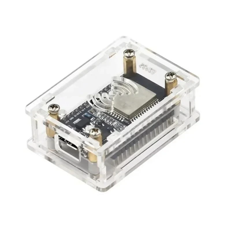 علبة حماية من الأكريليك لـ NodeMcu Lua CP2102/CH340G ESP32 IoT لوحات حامل حماية ميزة التجميع سهلة