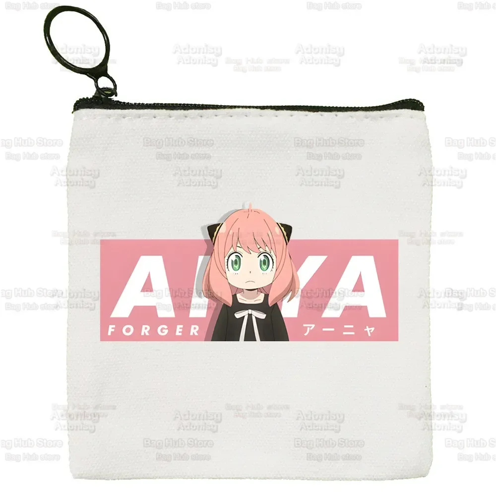 Anya Smug Coin Purse Mini Wallet Change Anime Anya Forger Pouch Keys Card Storage Spy x Family Card Bag Zipper