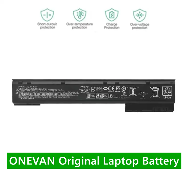 ONEVAN AR08 AR08XL Laptop Battery For HP ZBook 15 15G1 15G2 Series 15 Mobile Workstation Series 708456-001 Replacement Battery