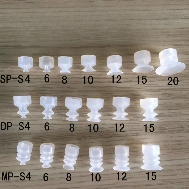 Mini White Silicone Pneumatic Vacuum Suction Cup SP DP MP Series Pneumatic Component Accessory