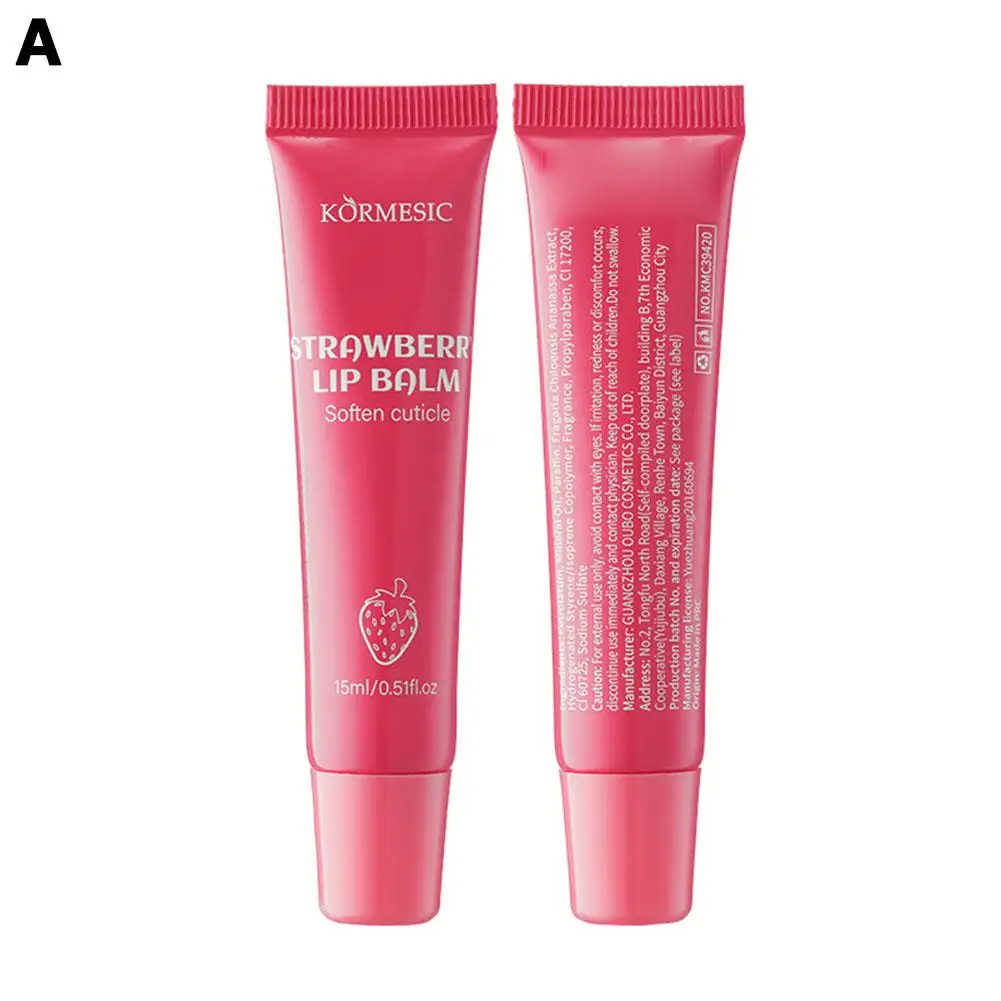 Bálsamo labial perfumado de frutas, hidratante, reparación y bálsamo, eliminación de piel, aromas, cuidado de los labios, fresa muerta, melocotón Q3m3