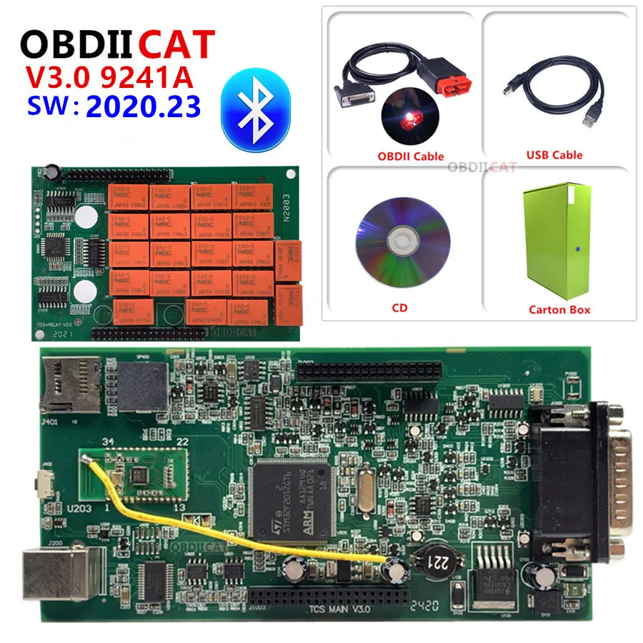 

2020,23 новейший a + одноплатный сканер TCS OBDIICAT-tcs Авто OBD2 автомобильный сканер универсальный 3 в 1 новые реле NEC bluetooth obd инструмент