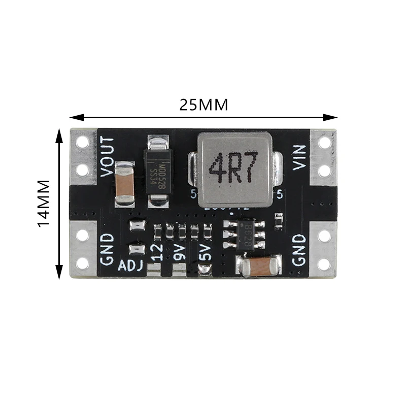 XL3608 5V 9V 12V 2A Mini DC-DC Step Up Booster Switching Modulo di Alimentazione Scheda Interruttori 2.5V-11.5V Tensione di Ingresso