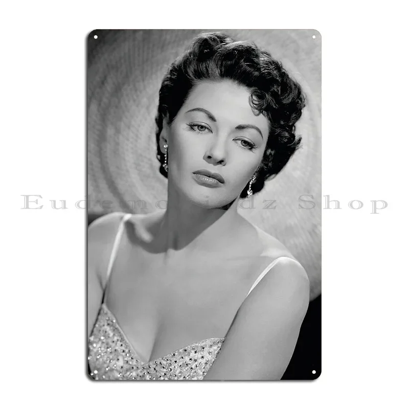 ملصق جداري معدني من إيفون دي كارلو يخلق ملصق لافتة من القصدير لحفلات غرفة المعيشة على شكل كهف