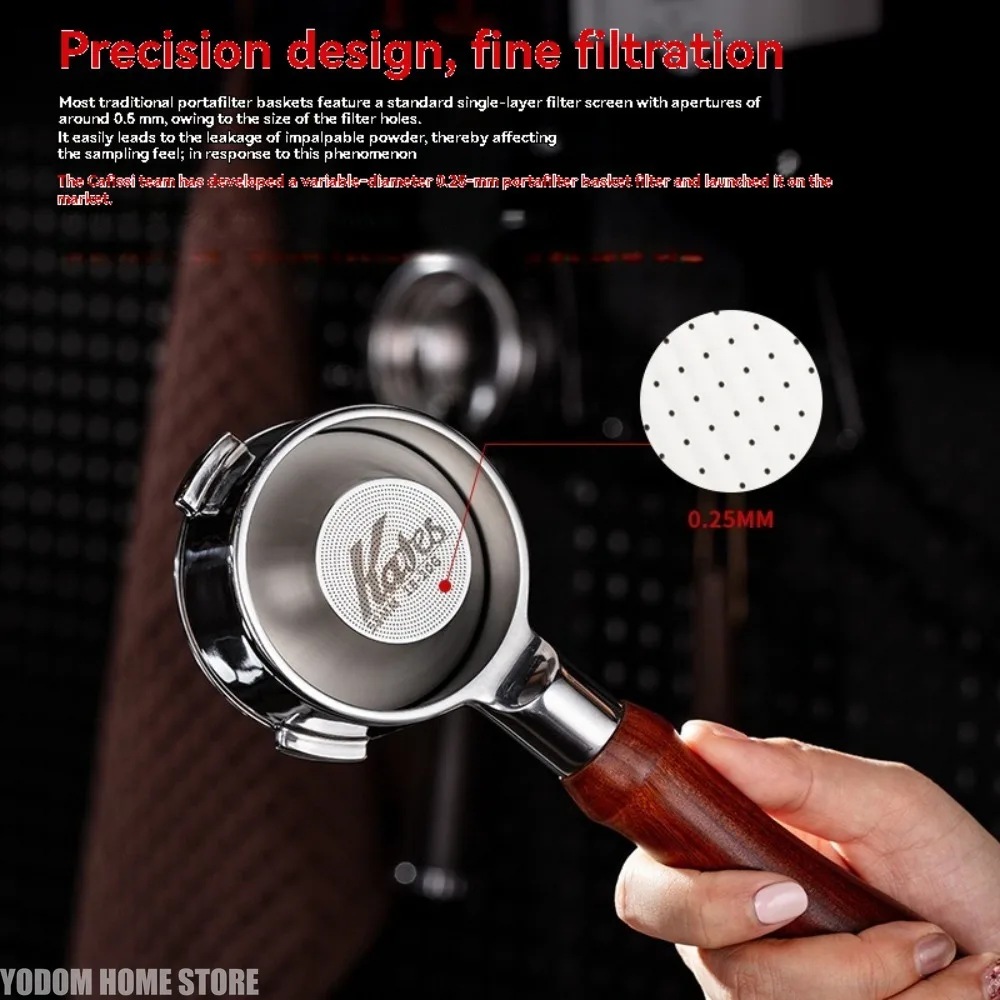 

58mm To 34mm Stainless Steel Coffee Reducer Cup Powder Receiving Vessel for Household Espresso Making Barista Operation