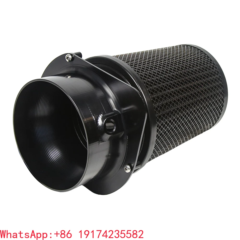 

For -M133 A45 /CLA45/GLA45 Cold Air Intake System CNC One-Piece Molding Aluminum Adapte +Air Filter