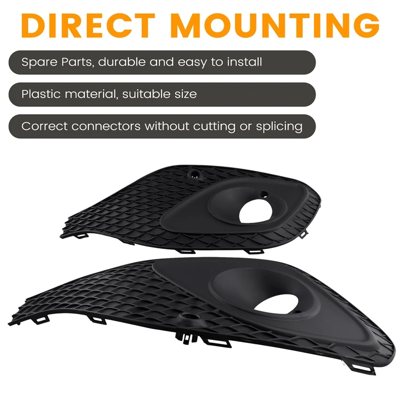 Front Bumper Ventilation Grille Fog Lamp Cover For Mercedes Benz GLA W247 H247 2478851304 2478851404