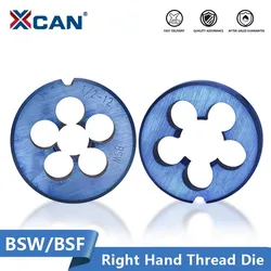 XCAN Right Hand Thread Die BSW/BSF Nano Blue Coated Machine Screw Thread Die Threading Tools Hand Tools