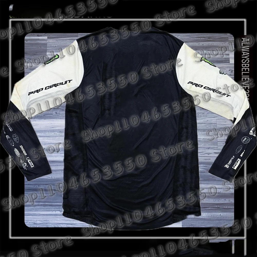 

2025 Summer Men's Sun Protection Motocross Jerseys Plus Size Long Sleeve Motorcycle T-Shirt #26 MARCHBANKS Competition Clothing