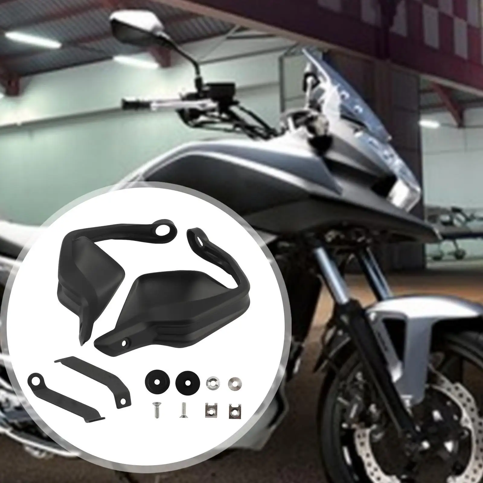 Motorcycle Handguards Windproof Sturdy Assembly Easy Installation Motorbike Handguards Hand Protector Shield for NC750