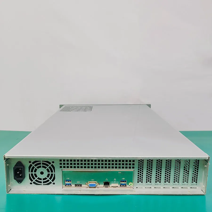 2U Rack Chassis 650mm Deep Dual Xeon Server Main Board PC Large Power Supply 2 Optical Drive Bit Industrial Control Shell