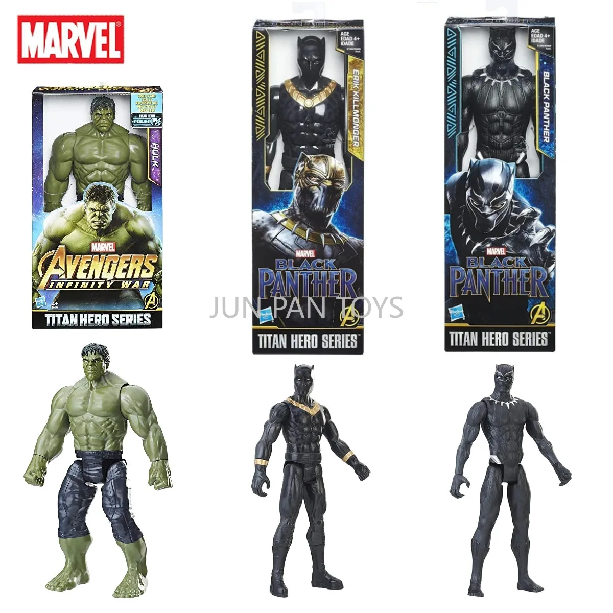 مارفل أفنجرز إنفينيتي وور تيتان هيرو سلسلة هالك النمر الأسود إريك كيلمونجر 12 في عمل نموذج لجسم اللعب هدية الكريسماس #1