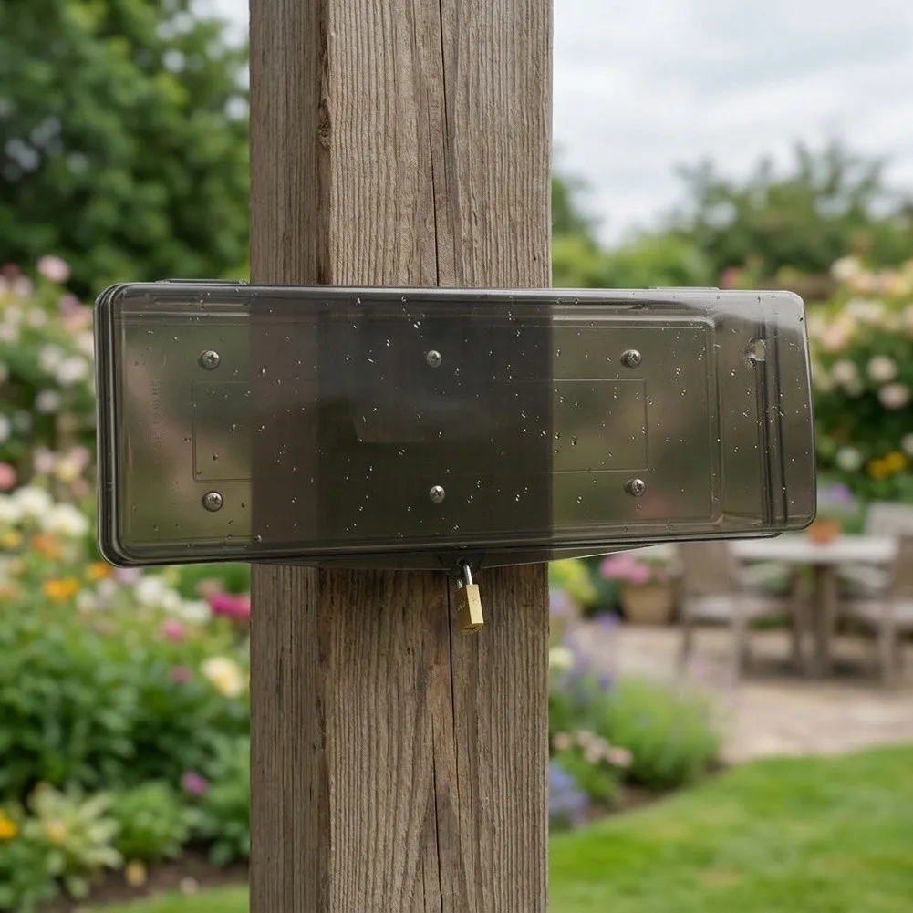 Lockable Outdoor Electrical Box with 48 Output Holes and Weatherproof for Design for Extensive for Outdoor Power Needs