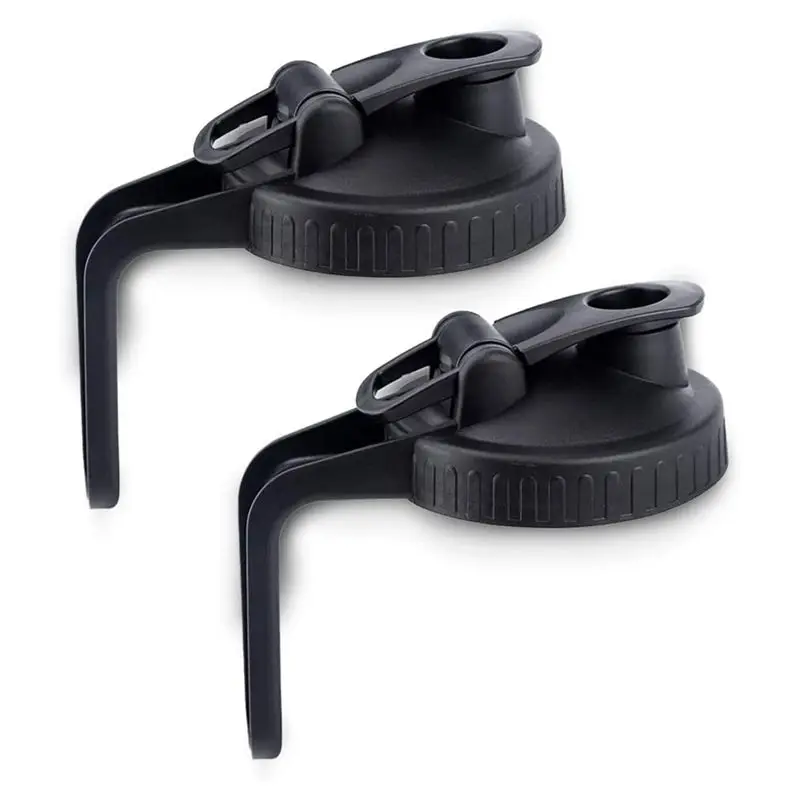 AA14 Jar Lids Wide Mouth,Flip Cap Lid with Handle with Leak-Proof Seal and Easy Pour Spout,Reusable Canning Lids