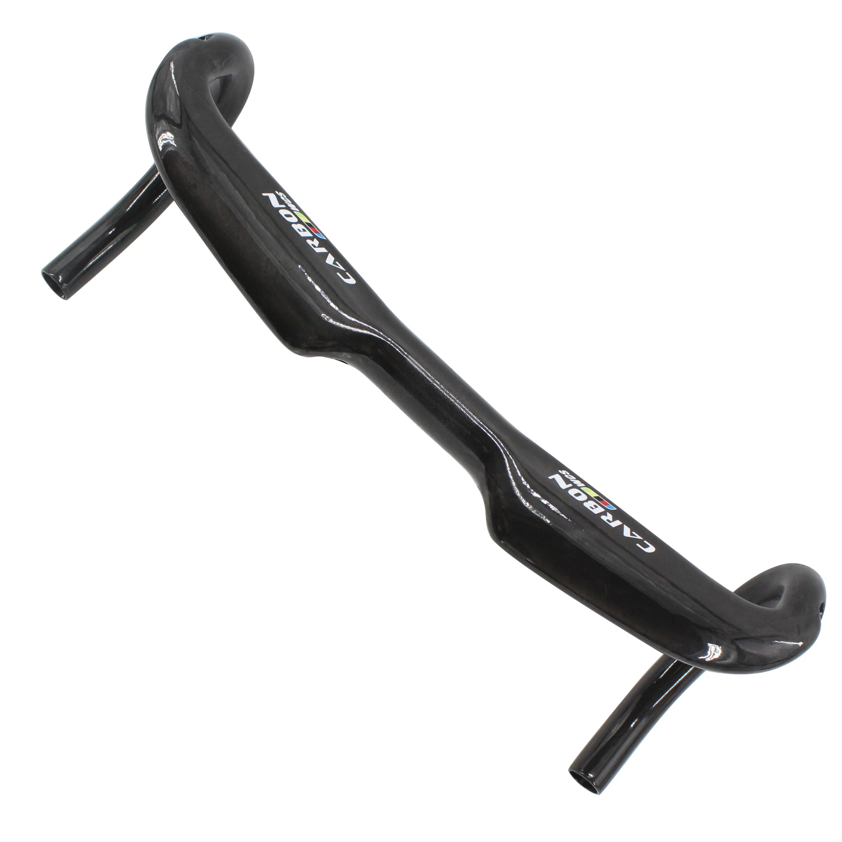 New Racing Road Bike UD Full Carbon Fibre Handlebar Carbon Bicycle Bent Bar Internal Cable 31.8*400-440mm Lightest