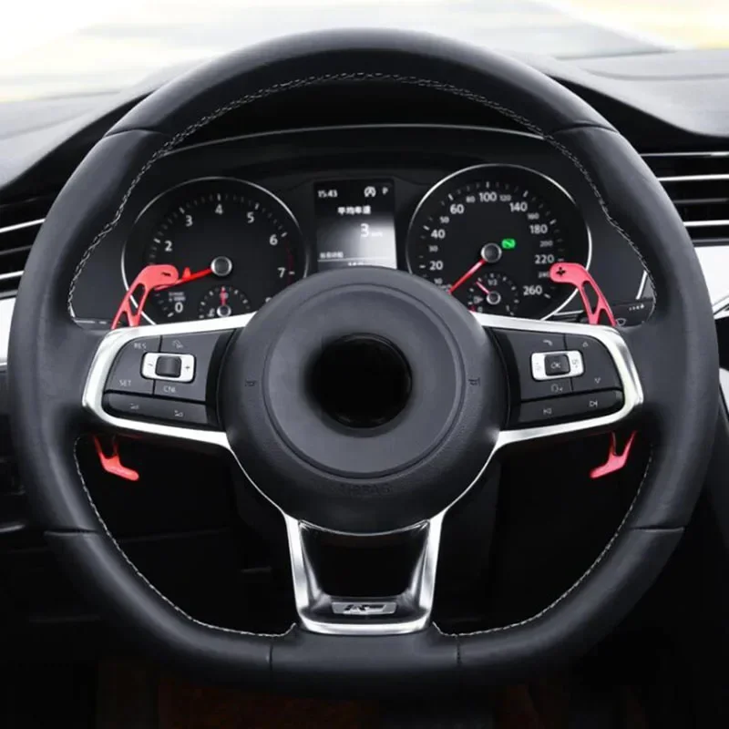 

Car Steering Wheel Shift Paddle Shifter For Volkswagen VW GOLF GTI R GTD GTE MK7 7 POLO GTI Scirocco Tiguan Rline PASSAT T-ROC