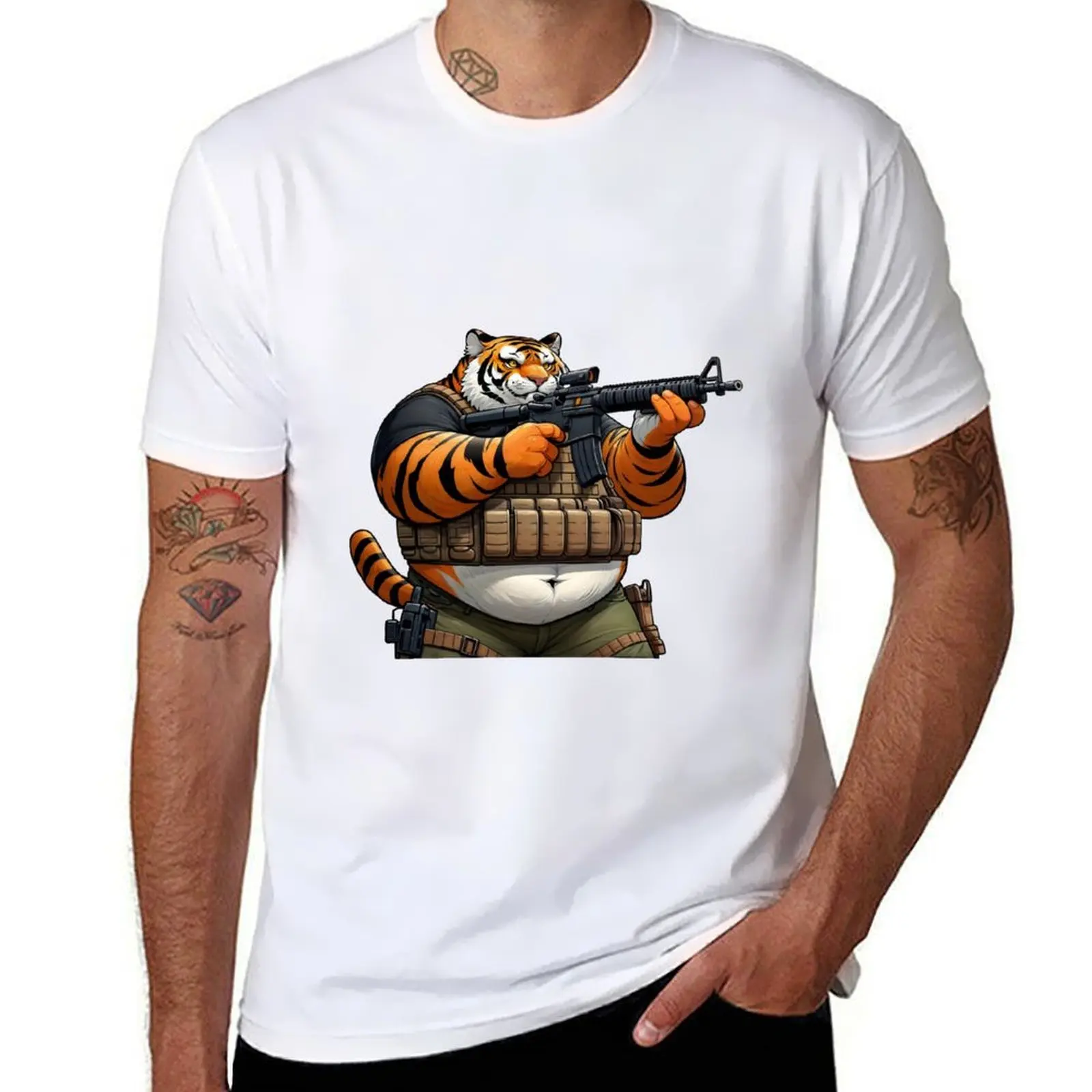 

Tactical Tiger T-Shirt mens graphic t shirts t shirts for man graphic tees T-Shirt