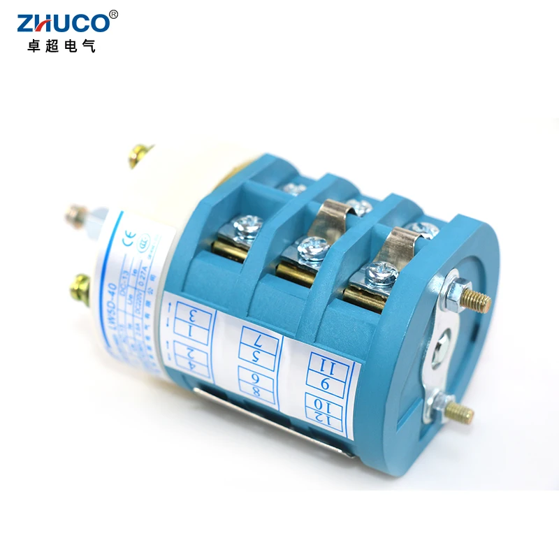ZHUCO LW5D-40/ZC.3N3.3 40A 500V 3 Position Rotary  Selector Transfer Changeover Special Switch For Tire Removal Machine