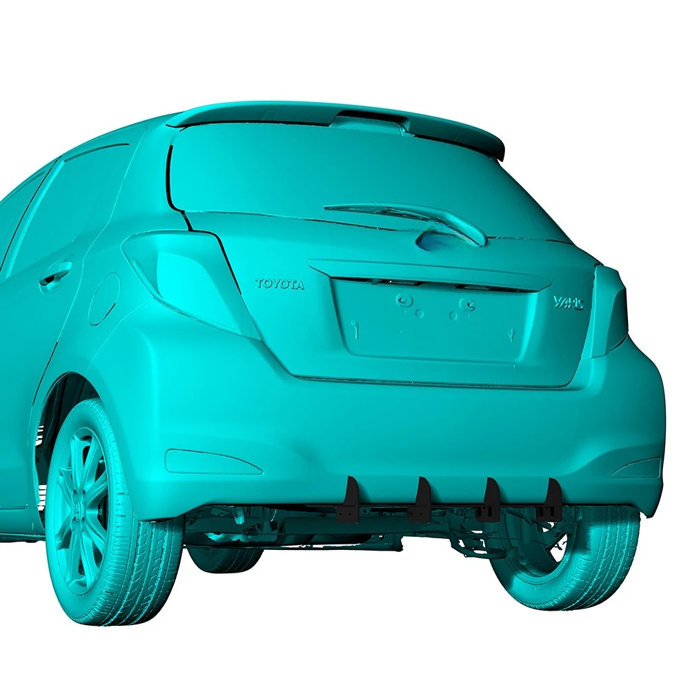 

For 2012-2013 Toyota Yaris Overseas Version Rear Diffuser Lip Splitter Body Kit Accessories