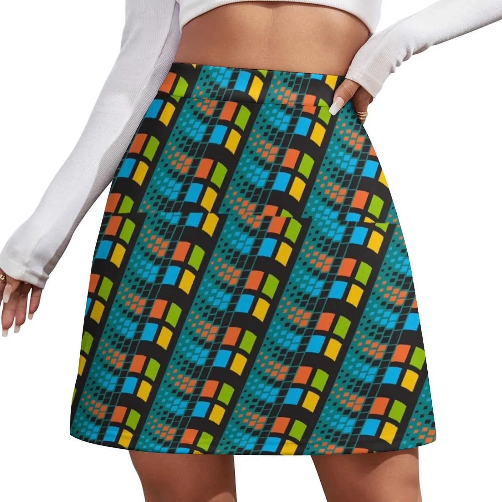 

Windows Mini Skirt new in clothes women clothes Skirt shorts Mini Skirt