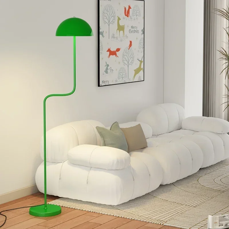 Emerald Green Bean Sprout Lamp Floor Lamp Internet Celebrity Living Room Bedroom Sofa Decoration Middle-Ancient Creative