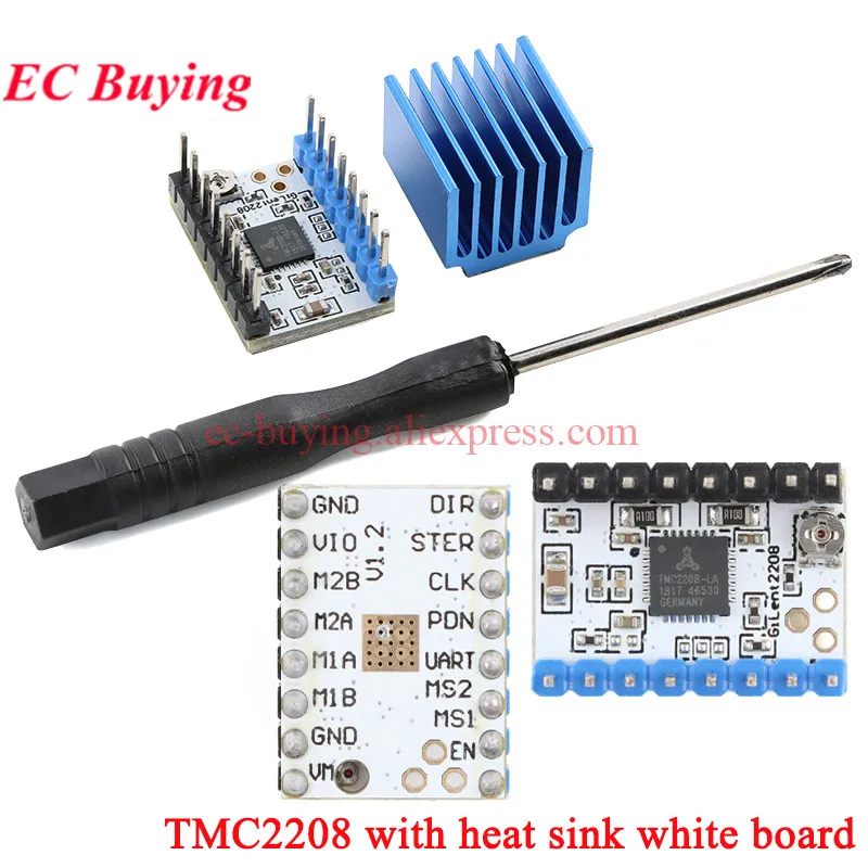 5Pcs/1pc TMC2208 TMC2209 ATD5833 TMC2225 3D Printer Accessories Stepper Motor Ultra Quiet Driver Module Controller Board