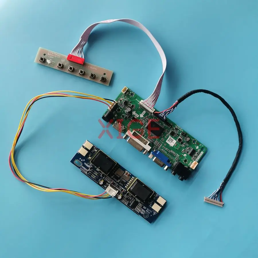 

For HT15X15 T150XG01 TM150XG HT15X13 LCD Matrix Controller Drive Board Kit DIY 4-CCFL LVDS 20-Pin 1024x768 1024*768 VGA+DVI+HDMI