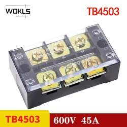 TB4503 terminal block (current 45A 600V 3 bit) wire connector TB terminal block