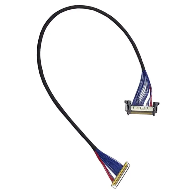 AT82-LM270WQA Display Cable EDP HD- 20523-60Pin, 0.4Mm Pitch,Dual-Ended With Locking Ring Screen Connector