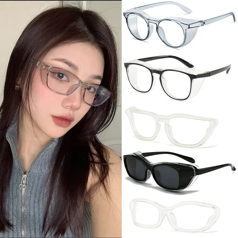 

Unisex Anti Fog Safety Goggles Blue Light Blocking UV400 Dustproof Windproof Pollen Protection Silicone Seal Sports Eye Glasses