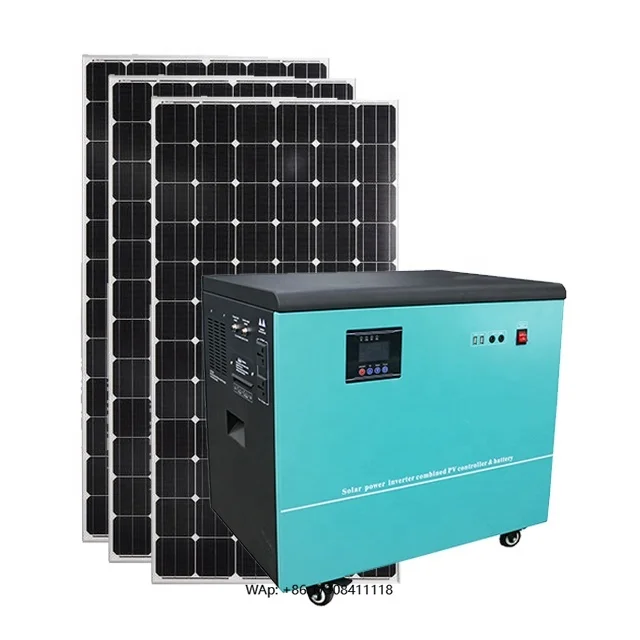 5KWH Home All-in-One Off-Grid Solar Energy System Monocrystalline Silicon Solar Panel Generator PWM Controller Metal Material