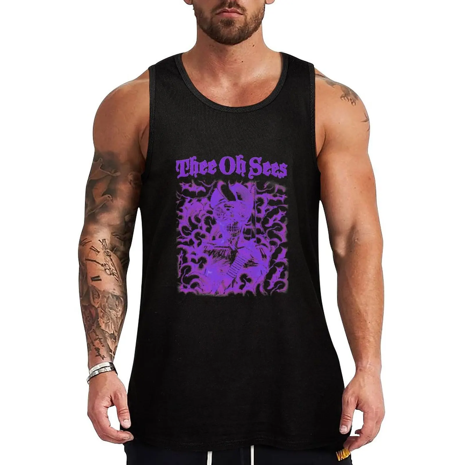 Thee Oh Sees Carrion Crawler The Dream Gifts Tank Top Beach Wear Tank Top Casual Loose Sleeveless Shirt