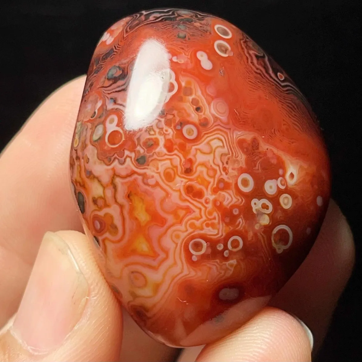 Large Natural Banded Agate Smooth Texture, Polished Tumbled, Natural Beauty, Rock Collection, Crystal Collection, Table Display