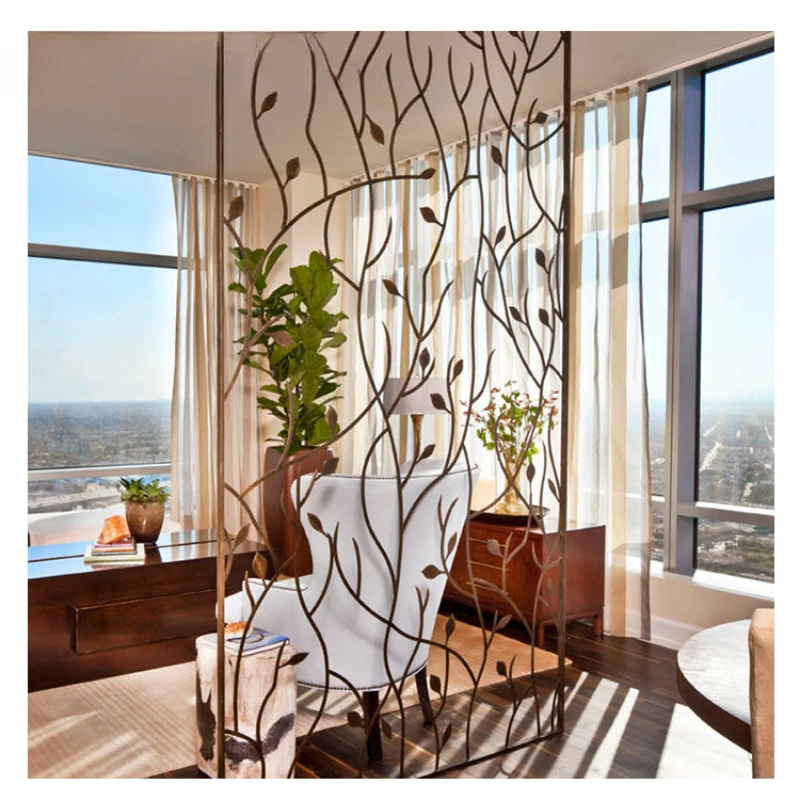 Plant pattern decoration wall art home decoration pieces living room partition wall