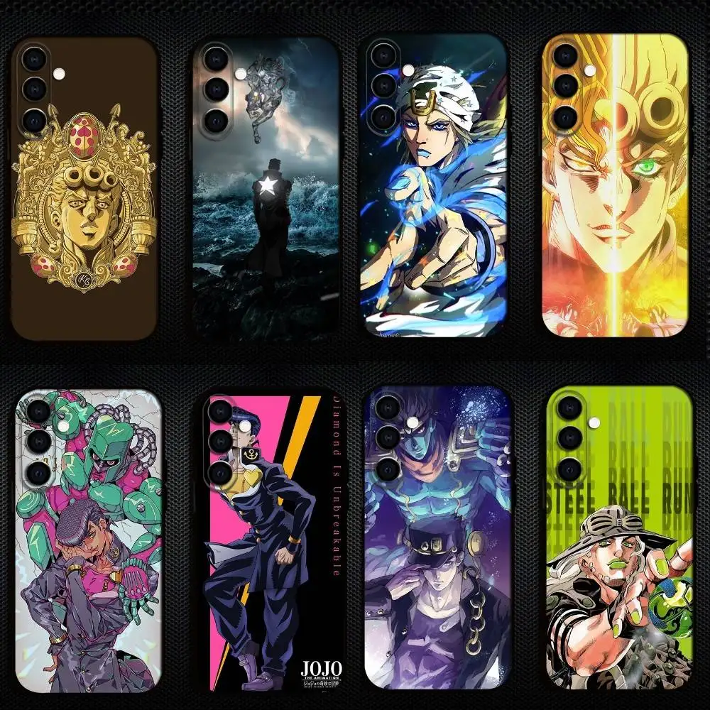 

Anime J-JoJo's Bizarre Adventure HOT Phone Case For Samsung Galaxy A73,A72,A71,A70,A53,A52,A51,Others Soft Black Cover