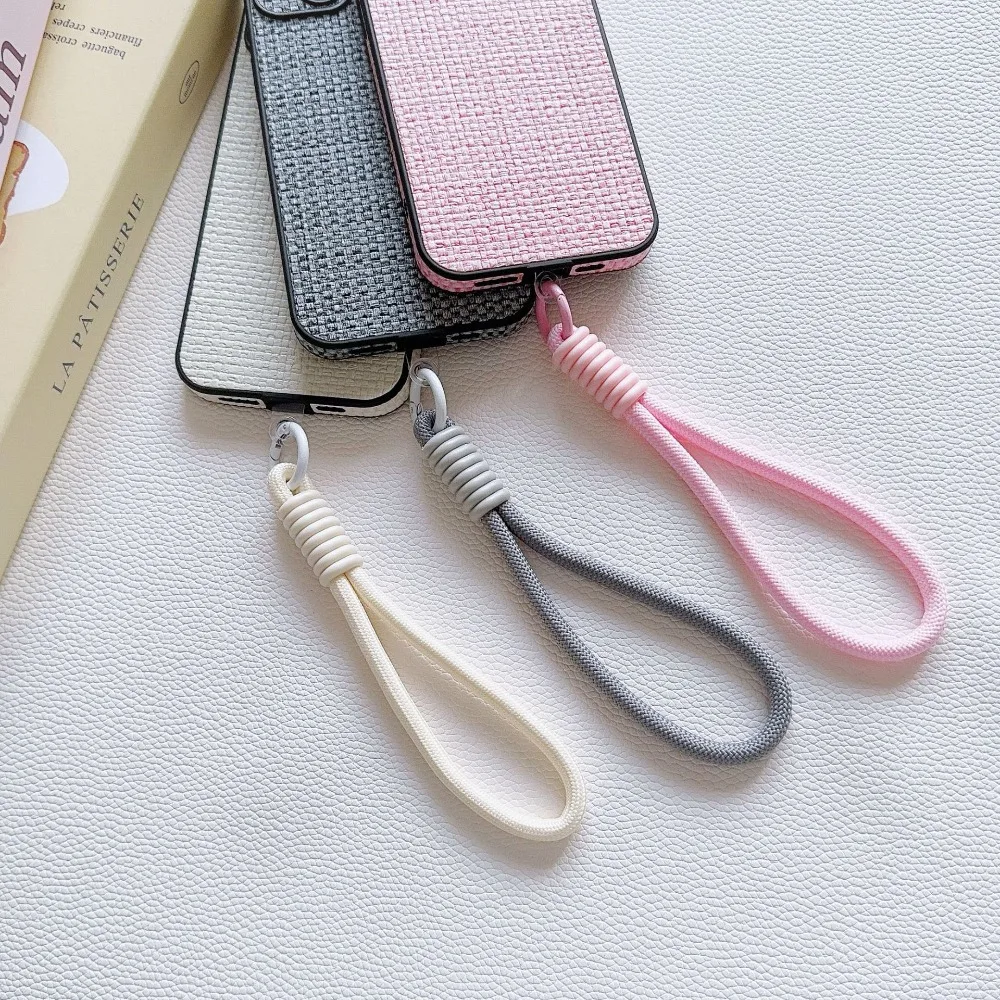 Universal Mobile Phone Lanyard Strap Hanging Chain Ring Cord with Patch Wrist Strap Cell Phone Detachable Rope Keychain