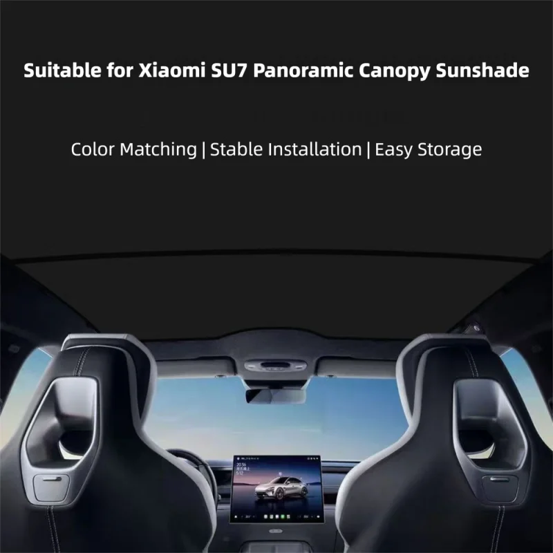 

For Xiaomi SU7 Sunroof Sunshade Cover Roof Heat Insulation Car Front Rear Glass Cooling Skylight Accessories