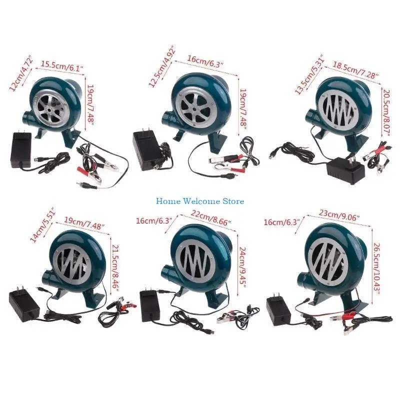 F68E 12 فولت 30/40/60/80/100 واط مروحة الشواء منفاخ الهواء نزهة شواء موقد الخشب مروحة الطبخ