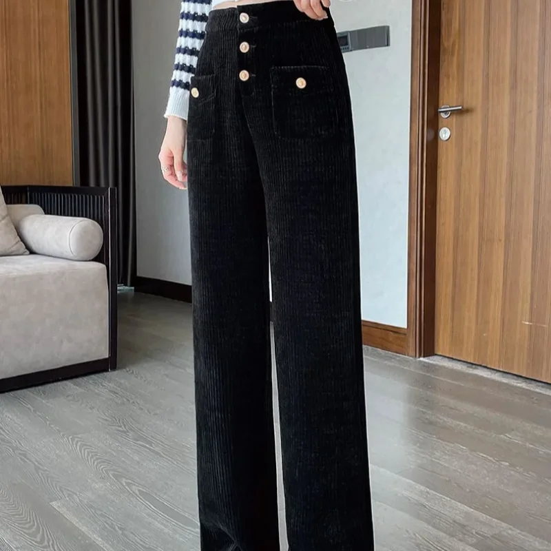 

Женские брюки в стиле 90-х: эластичные, корейская мода, классические, трендовые, высокое качество, коллекция 2026