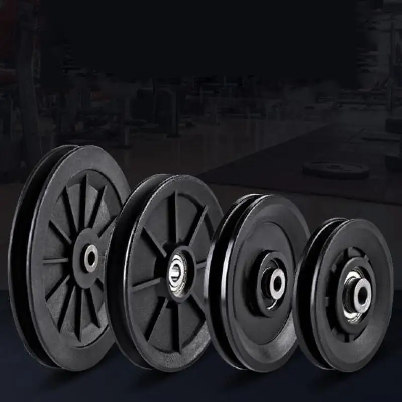 【C】50-160MM Universelle Fitness-Lagerrolle Nylon-Lagerrolle Kabelrolle Fitness-Lagerrolle Fitnessgeräte – Detail 4