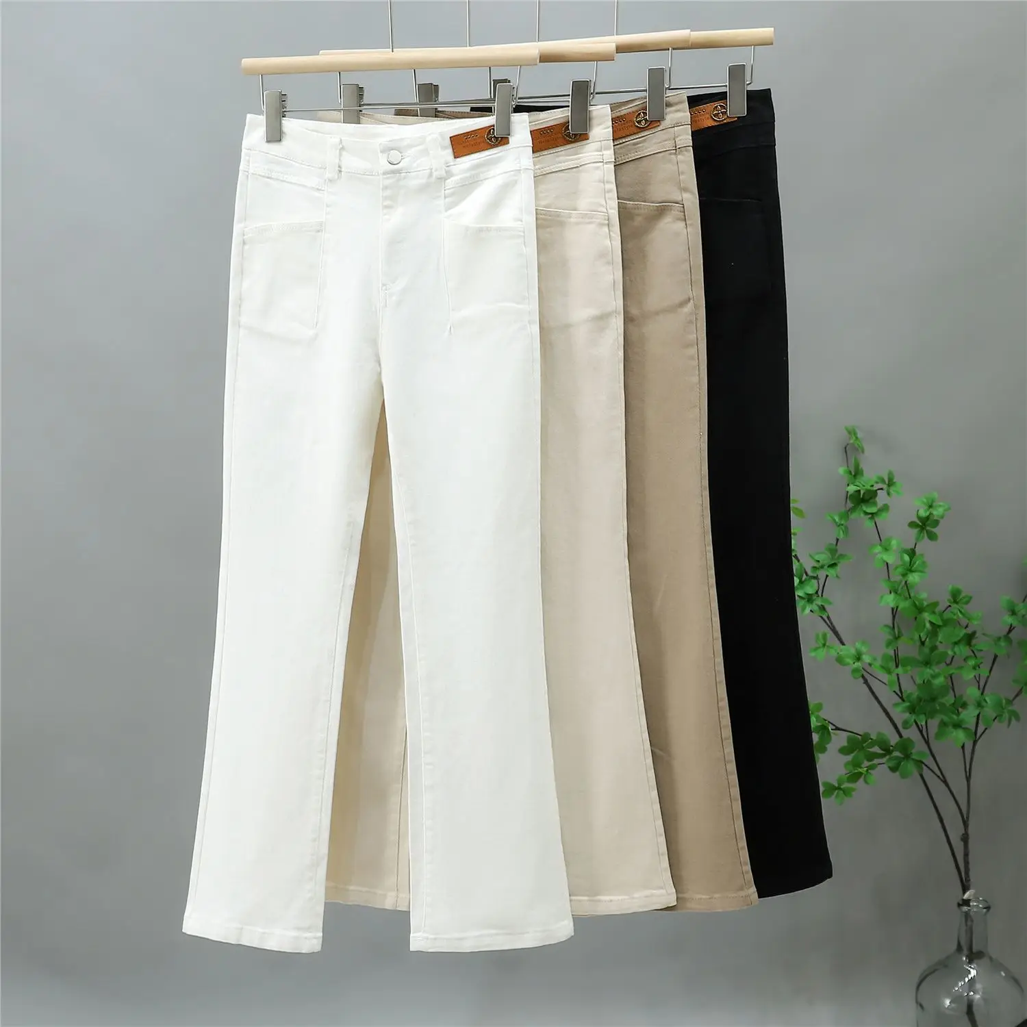 High-Quality Casual Jeans Female 2026 Spring Autumn New High-waisted Cowboy Nine Pants Women Temperament Fashion Denim Trousers
