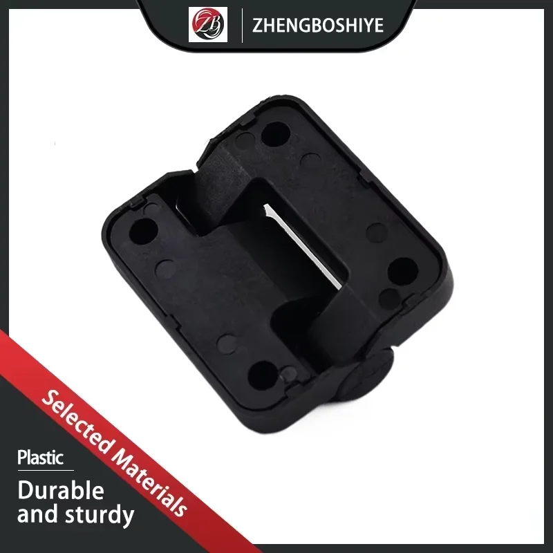 

Black Plastic Adjustable Beverage Machine Medical Equipment Nylon Commercial Cabinet Door Damping Hinge